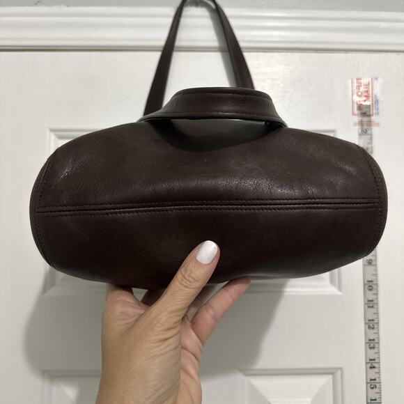 Coach L8E 4181 Lexington women's shoulder bag. Black vintage 90s - Picture 9 of 14